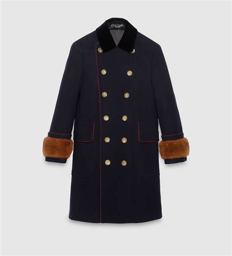 gucci wool coat men|gucci life jacket.